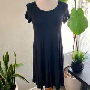 Mossimo black tee dress